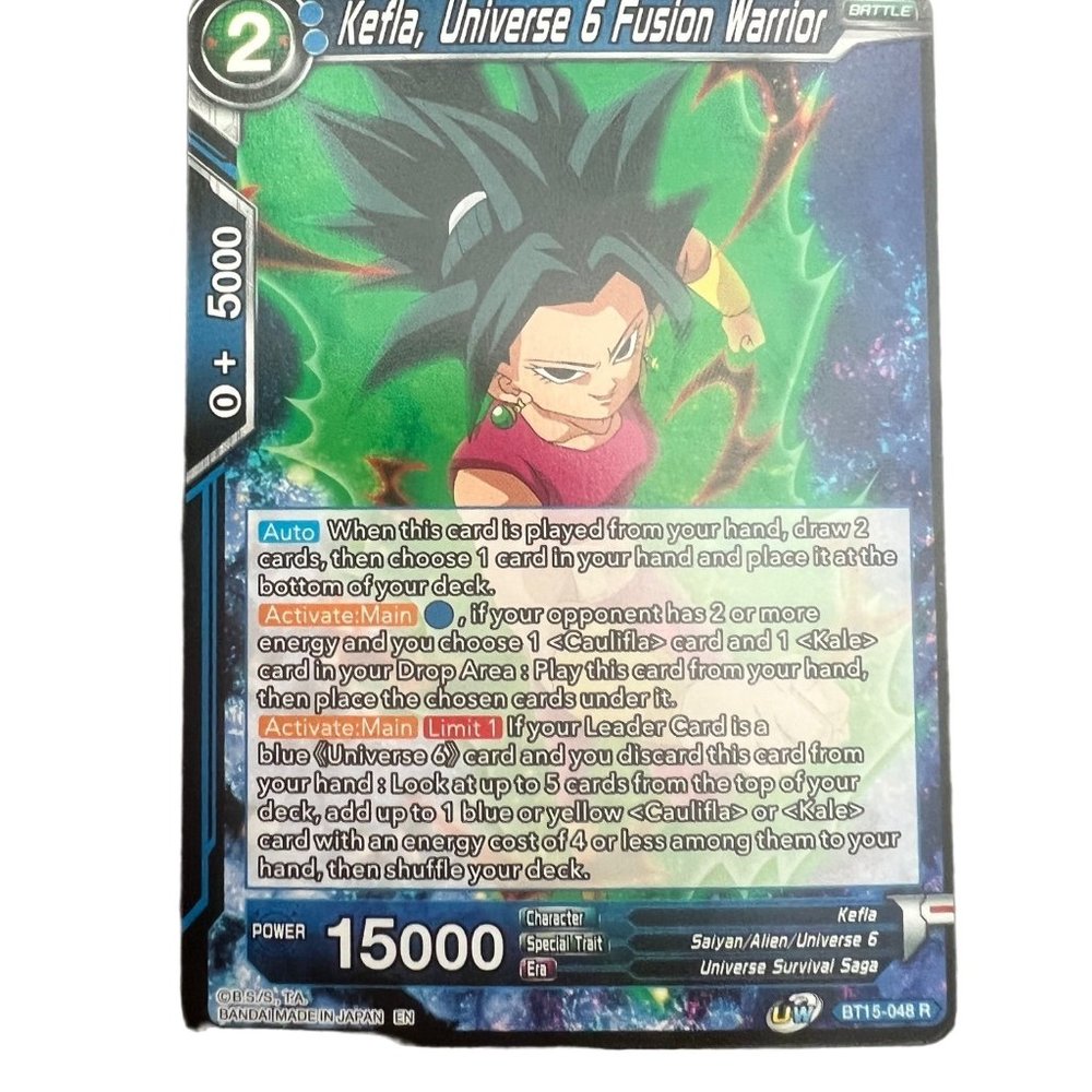 Kefla, Universe 6 Fusion Warrior - BT15-048 R - Saiyan Showdown